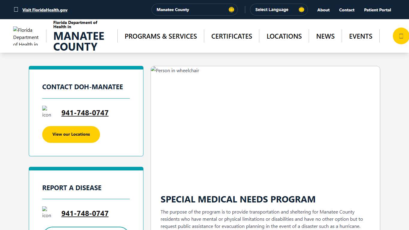 Home - Florida Department of Health in Manatee County